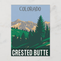 Crested Butte Klippiga bergen colorado