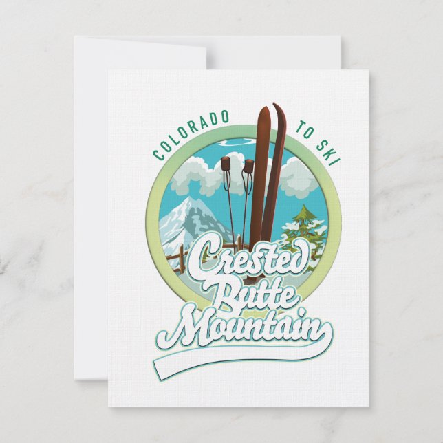 Crested Butte Mountain Colorado Skylogo (Baksida)
