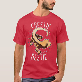 Crested Gecko Lizard Reptile Crestie Bestie T Shirt