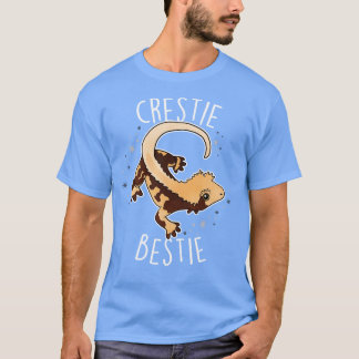 Crested Gecko Lizard Reptile Crestie Bestie T Shirt
