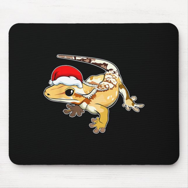 Crested Gecko Santa Hat Christmas Pajama Lizard Re Musmatta (Framsidan)