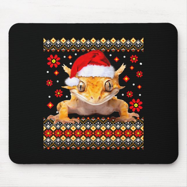 Crested Gecko Ugly Christmas Sweater  Musmatta (Framsidan)