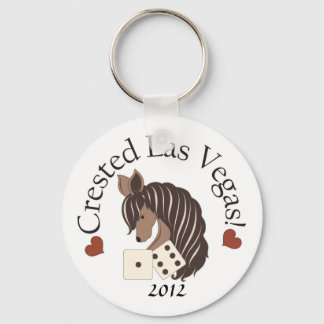 Crested Las Vegas 2012 Souvenior Keychain Nyckelring