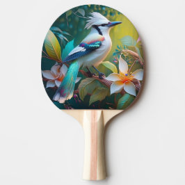Crested Teal Winged Jay Pingisracket