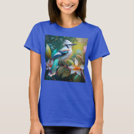 Crested Teal Winged Jay T Shirt