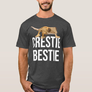 Crestie Bestie Crested Gecko Reptile Lizard Pet T Shirt