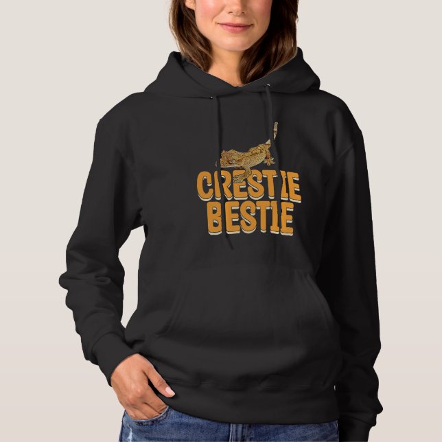 Crestie Bestie Gecko Reptiles  Reptile Owner Graph T Shirt (Framsida)