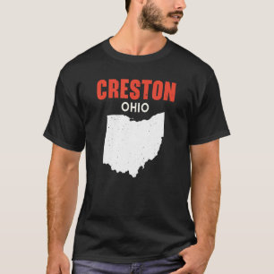 Creston Ohio USA State America Travel Ohioan T Shirt