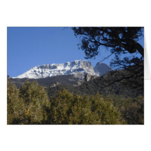 Crestone Mountain Colorado Card Hälsningskort