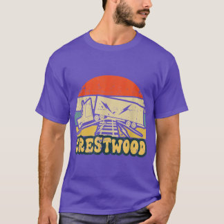 Crestwood Kentucky KY Tourism Semi Lastbil på järn T Shirt