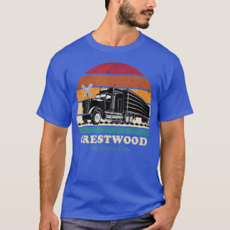 Crestwood Kentucky KY Tourism Semi Stuck on Railro T Shirt