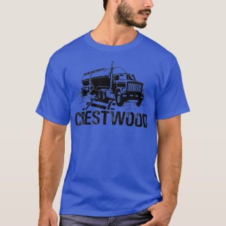 Crestwood Kentucky KY Tourism Semi Stuck on T Shirt