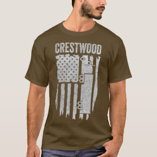 Crestwood Kentucky KY Tourism Semi Stuck on T Shirt