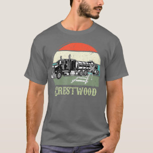 Crestwood Kentucky KY Tourism Semi Stuck on T Shirt