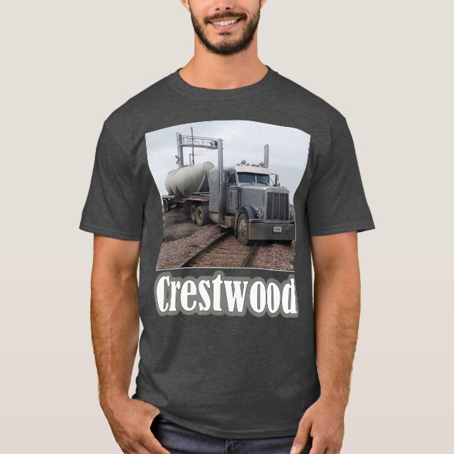 Crestwood Kentucky KY Tourism Semi Stuck på _12 T Shirt (Framsida)