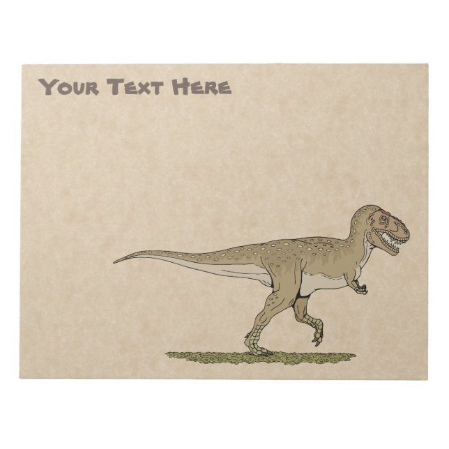 Cretaceae Dinosaur Tyrannosaurus rex Anteckningsblock (Framsida)
