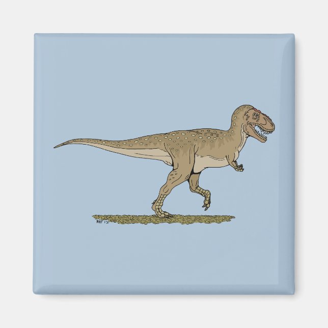 Cretaceae Dinosaur Tyrannosaurus rex Magnet (Framsidan)