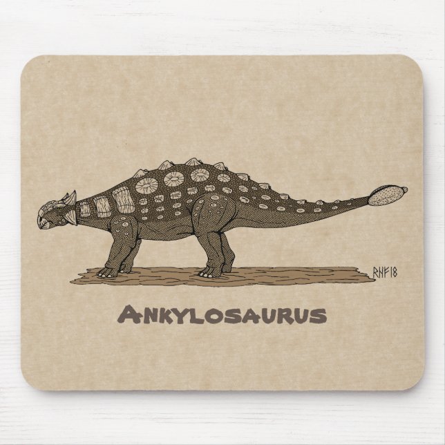 Cretacous Dinosaur Ankylosaurus Musmatta (Framsidan)