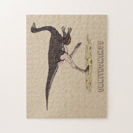 Cretacous Dinosaur Ornithomimus Jigszle Puzzle Pussel