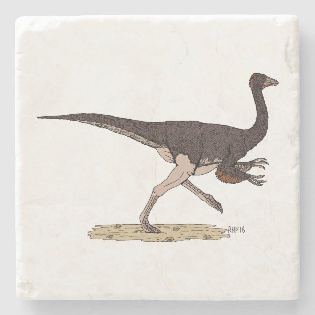 Cretacous Dinosaur Ornithomimus Stenunderlägg (Framsidan)