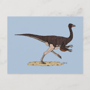 Cretacous Dinosaur Ornithomimus Vykort