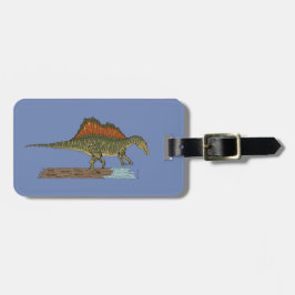 Cretacous Dinosaur Spinosaurus Bagagebricka