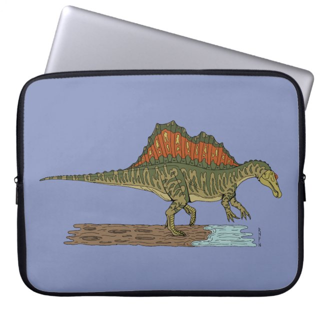 Cretacous Dinosaur Spinosaurus Laptop Sleeve (Framsidan)