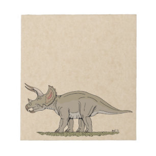Cretacous Dinosaur Triceratops Anteckningsblock