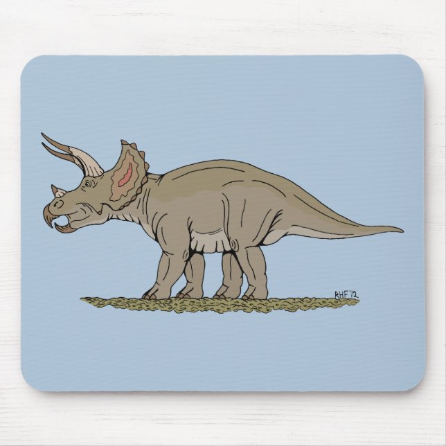 Cretacous Dinosaur Triceratops Musmatta (Framsidan)