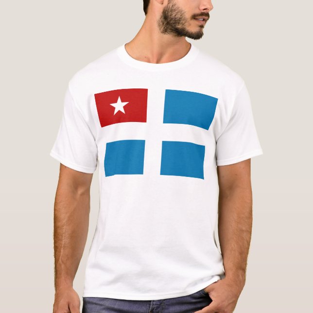 Cretanstatlig flagga tee (Framsida)