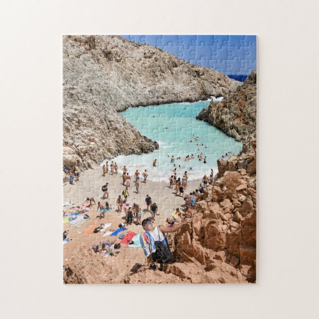 Crete Beach Puzzle Pussel (Vertikal)