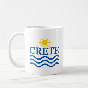CRETE Greece, Sol Vinkarare Kaffemugg