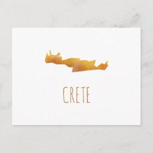 Crete Karta Vykort