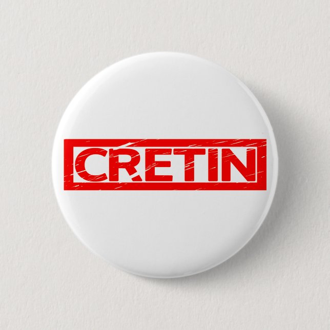 Cretin Frimärke Knapp (Framsida)