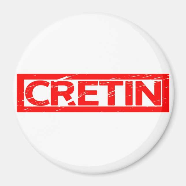 Cretin Frimärke Magnet (Framsidan)