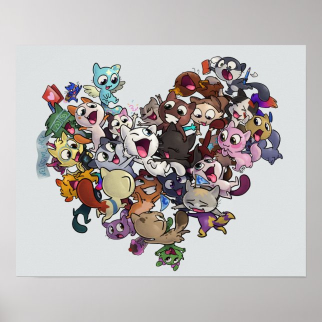 Créu Cat Fläkt Poster (Framsidan)