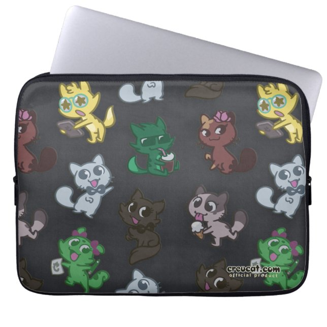 Créu Cats Bärbar dator Laptop Fodral (Framsidan)