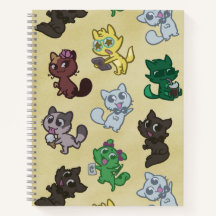 Créu Cats Sketchbook eller Notebook