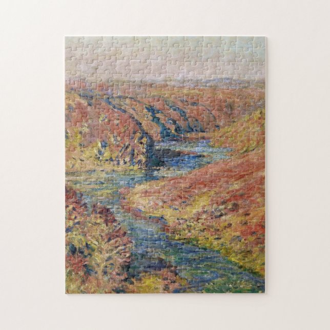 Creuse-dalen vid Fresselines Monet Fine Art Pussel (Vertikal)