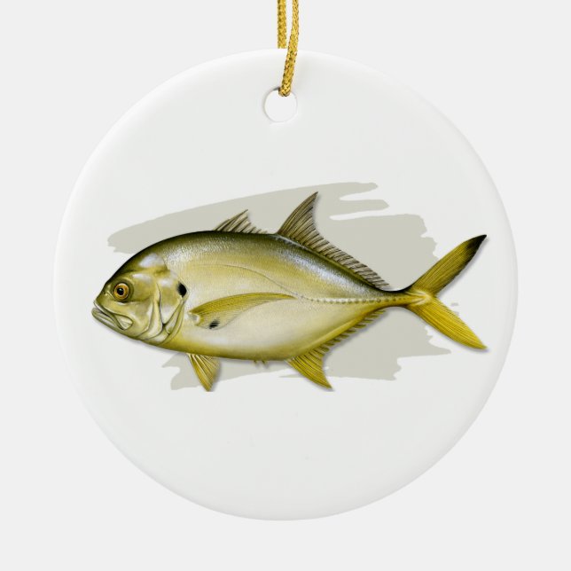 Crevalle Jack Ceramic Ornament (Framsidan)