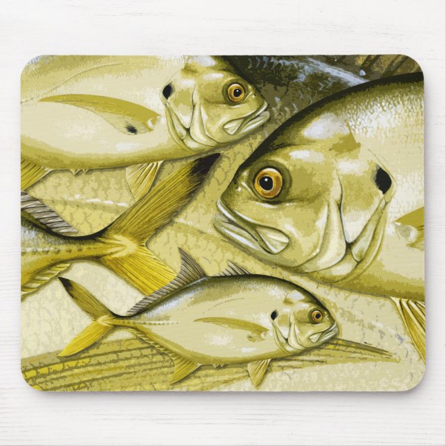 Crevalle Jack Mouse Pad Musmatta (Framsidan)