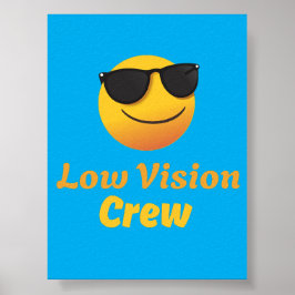 Crew för nedsatt syn poster