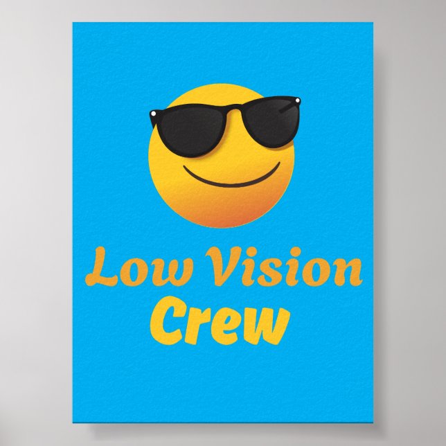 Crew för nedsatt syn poster (Framsidan)