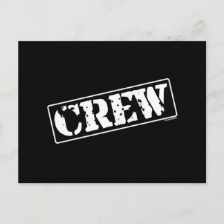 Crew Frimärke Vykort