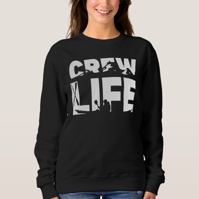 Crew Life Rving Crew Rowers T Shirt (Framsida)