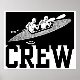 Crew Rwing Poster