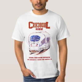 CRH380BL China Electric Tåg T Shirt