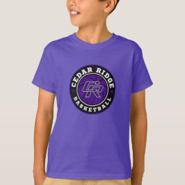 CRHS Basketball Logotyp - Kids Lila Shirt T