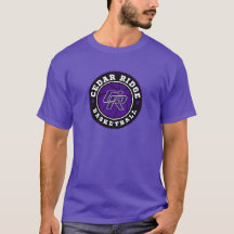 CRHS Basketball Logotyp Lila Unisex