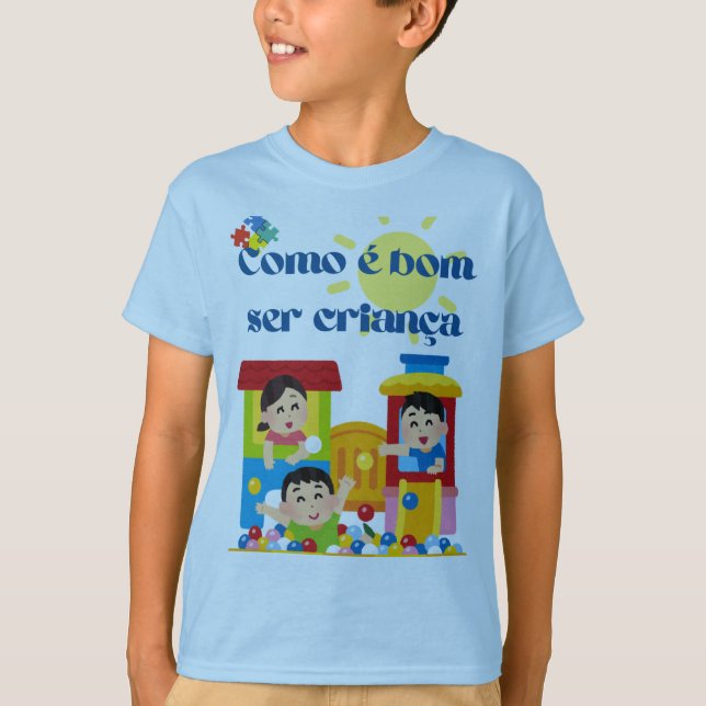 Criança T Shirt (Framsida)